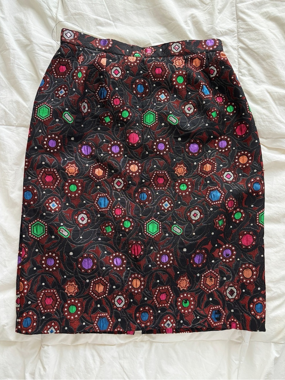 Guy Laroche Multicolor Embellished Midi Skirt - Picture 4 of 7